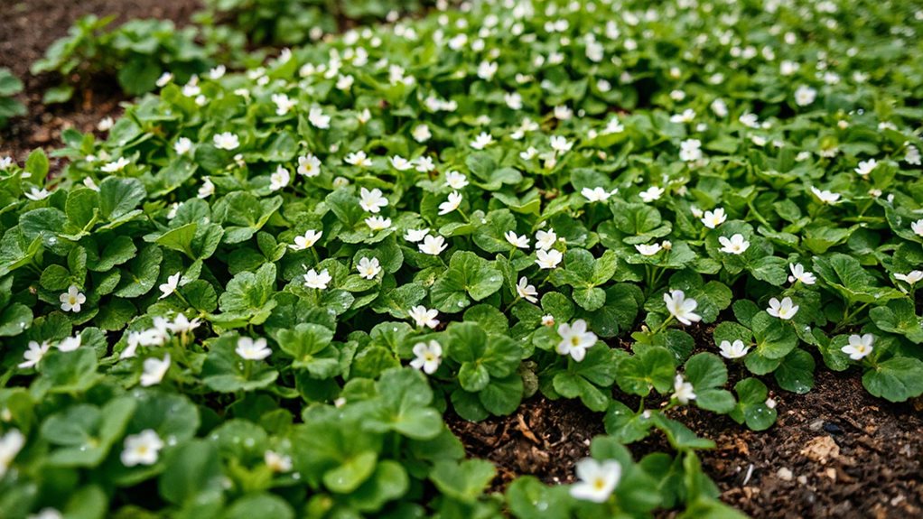 living nitrogen fixing weed barrier