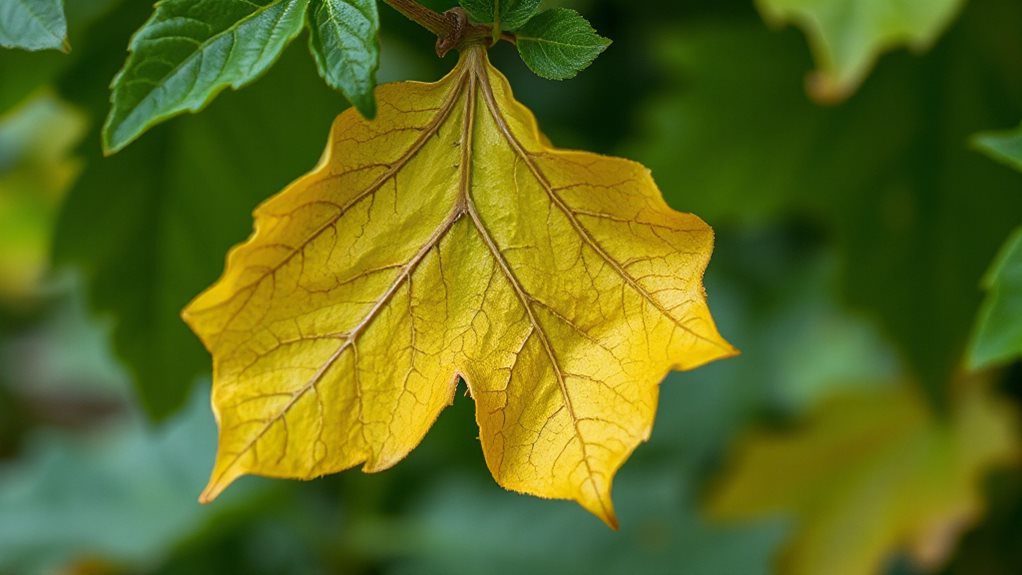 lower leaves yellow and drop