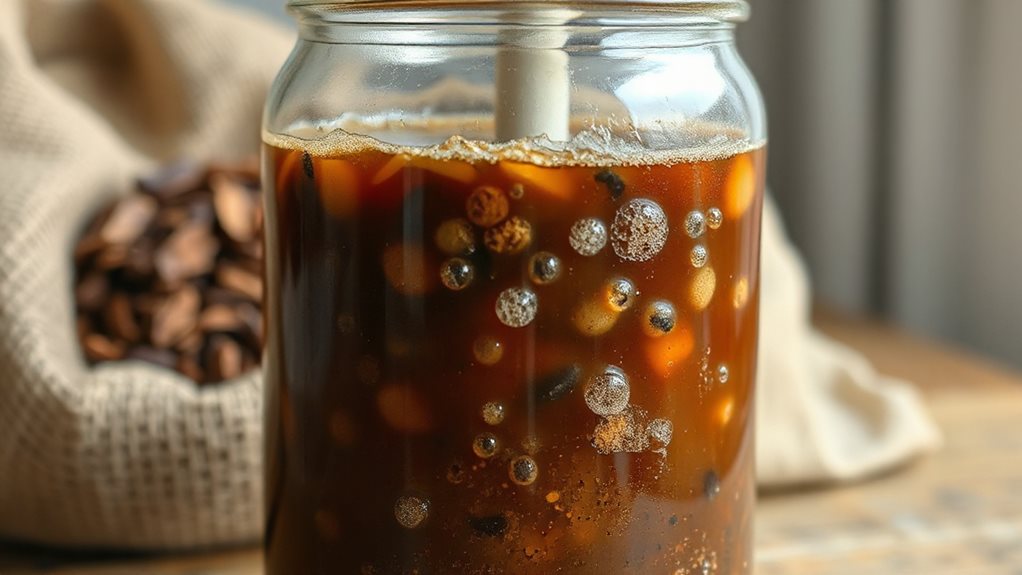 microbe rich brewed compost tea