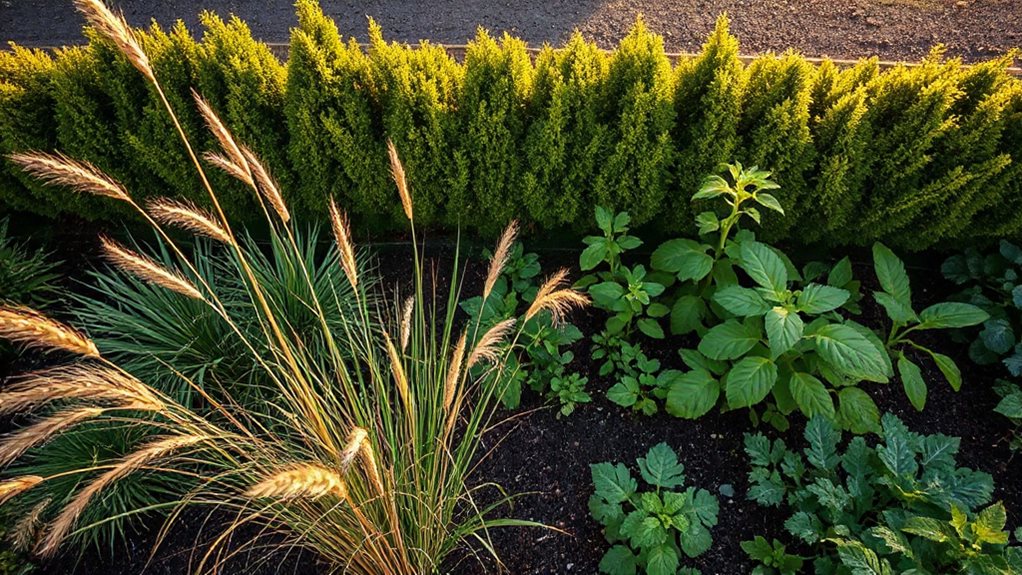 place windbreaks perpendicular to winds