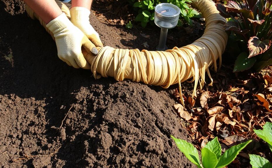 plant groundcover and terraces