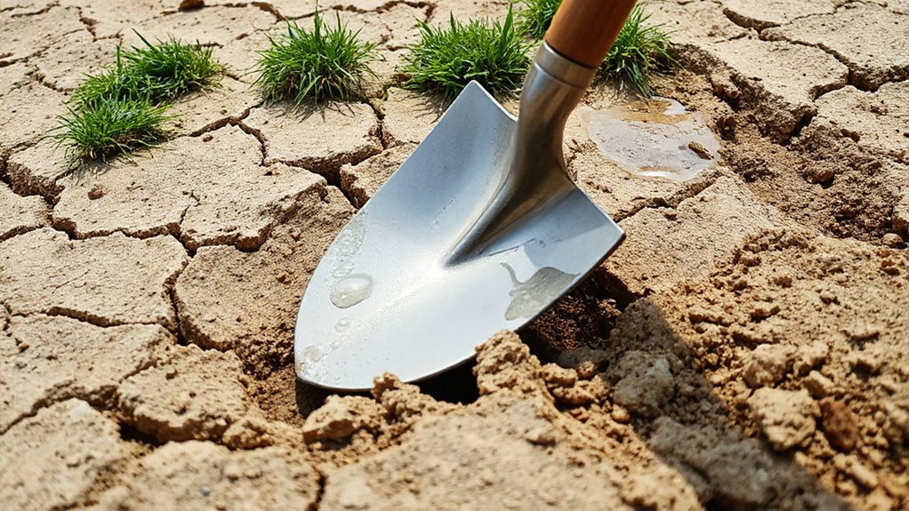 signs of compacted soil