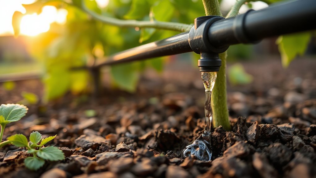 targeted low pressure root zone watering