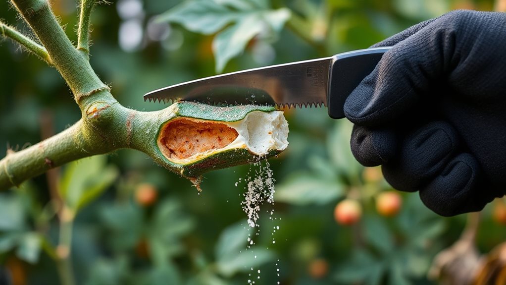 three cut method prevents tearing