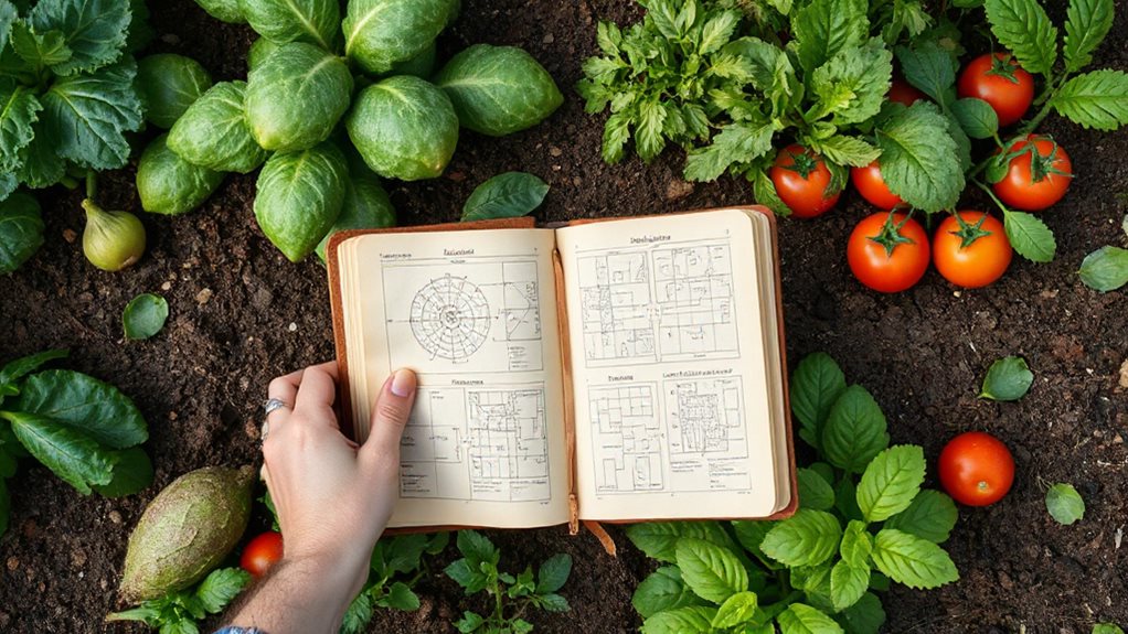track crop rotation yearly