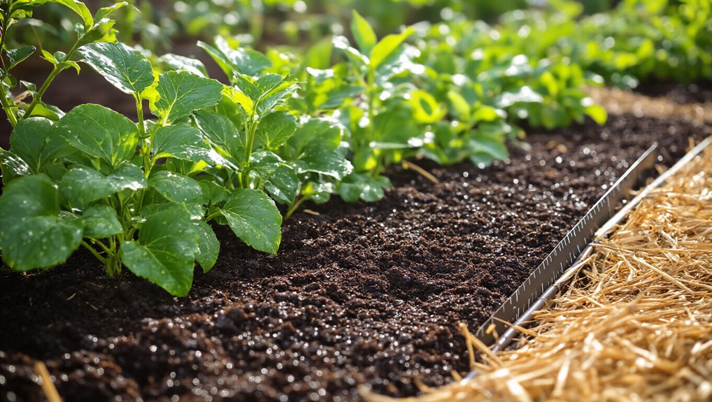 50 50 topsoil and compost moisture balance