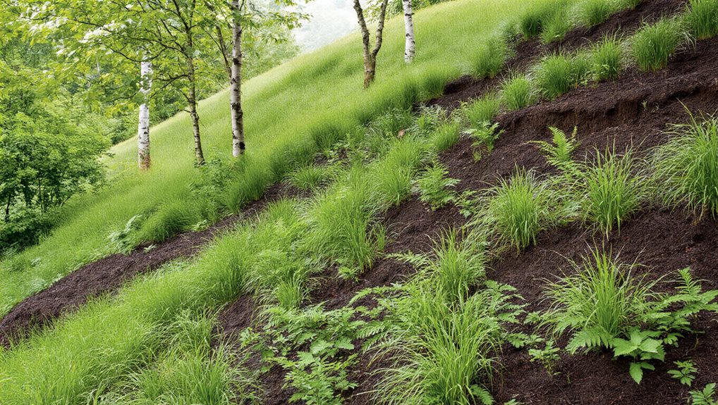 aggressive trees stabilize slopes with roots