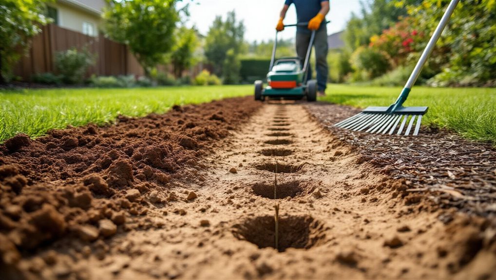 annual core or spike aeration timing