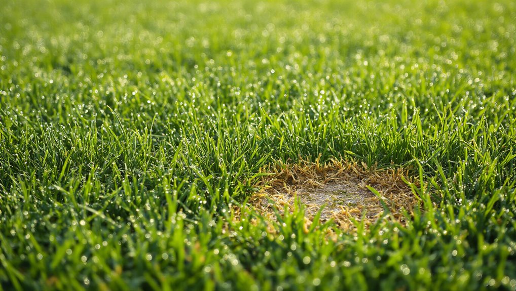 apply lawn specific cure promptly rotate