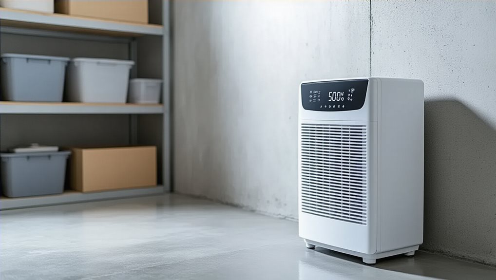 basement humidity control with dehumidifiers