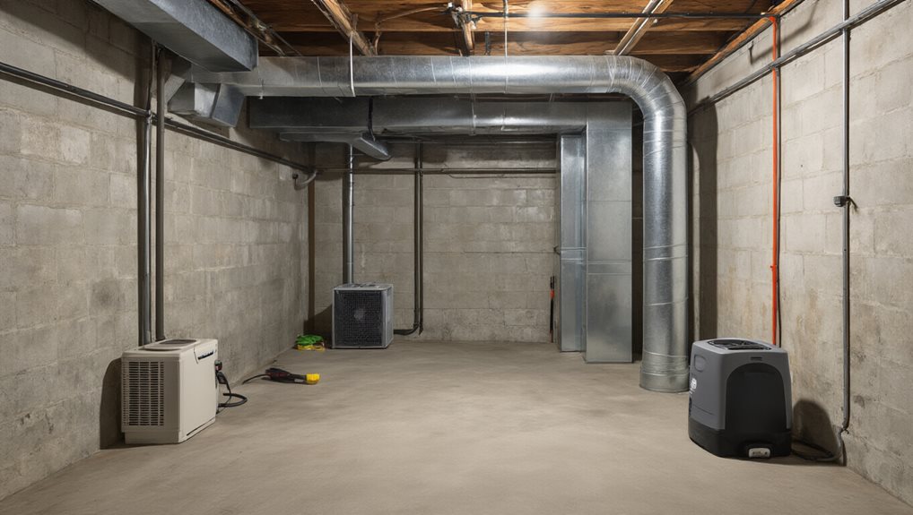 basement humidity moisture monitoring automation