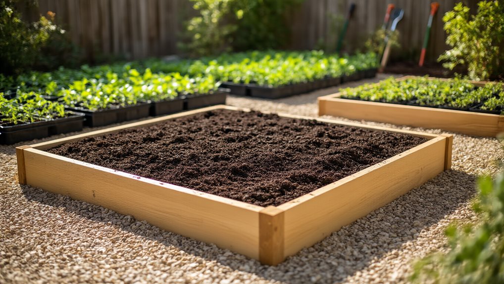 blend soil compost organic matter