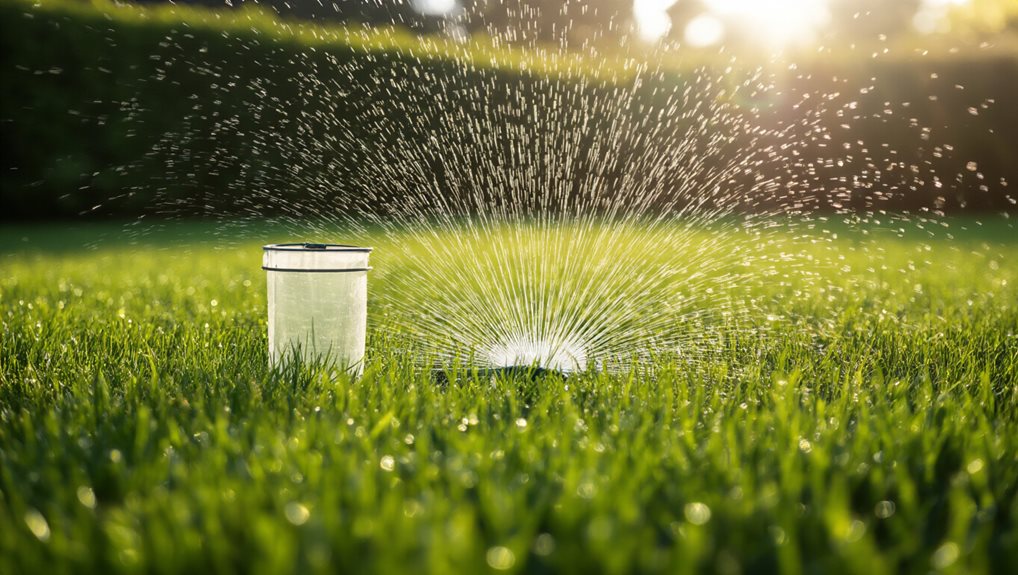 catch can test for sprinkler uniformity