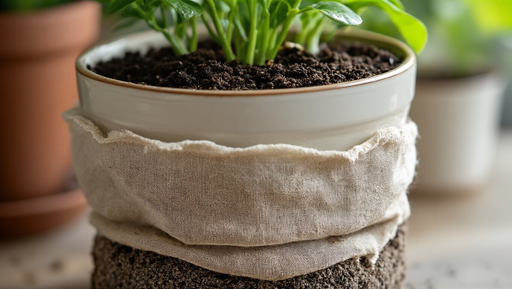 coffee filters improve drainage depth