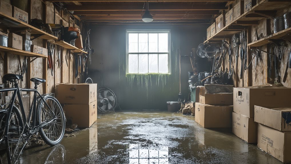 condensation rust odor mold indicators