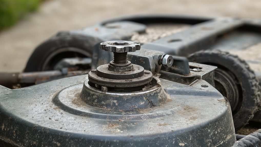 deck and spindle vibration causes