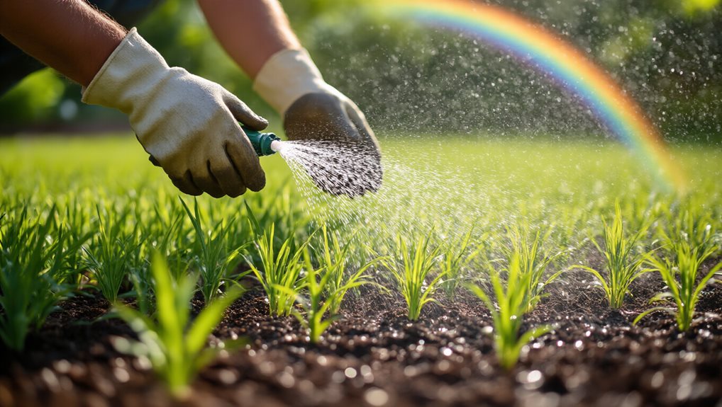 deep irrigation for ideal drainage