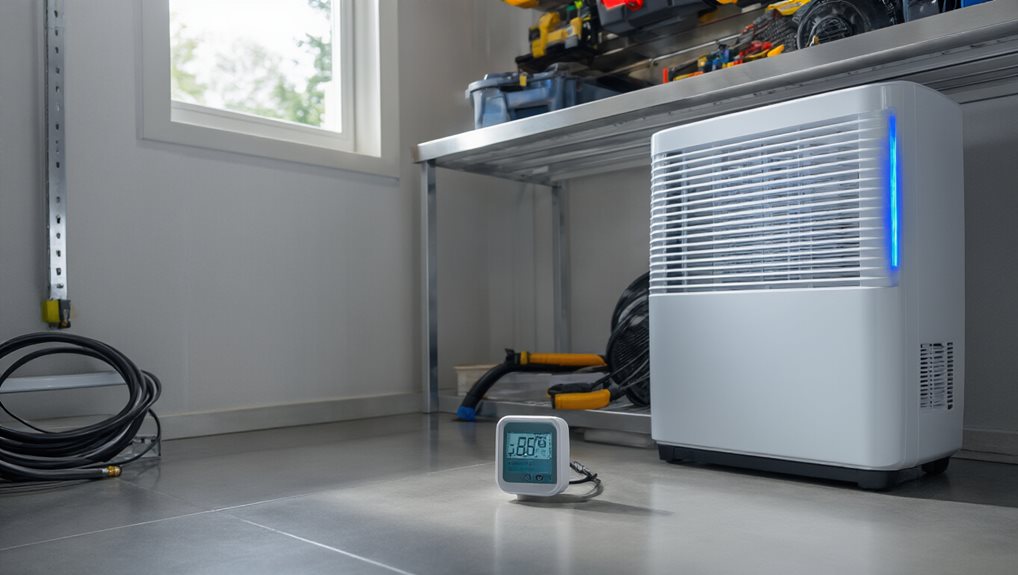 dehumidifier sizing and setup