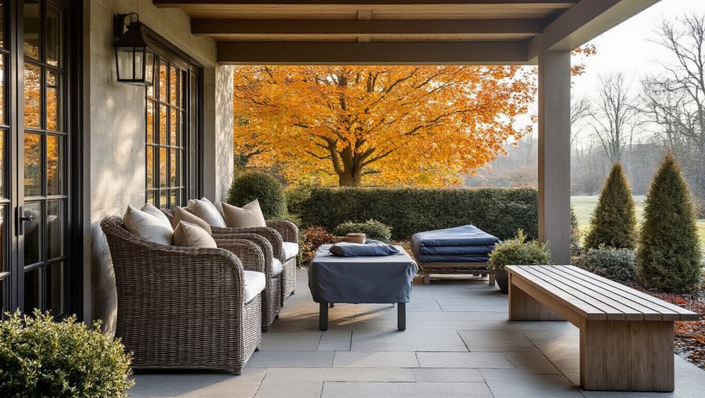 dry cool indoor storage for winter furniture