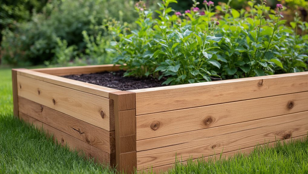 durable rot resistant raised bed wood