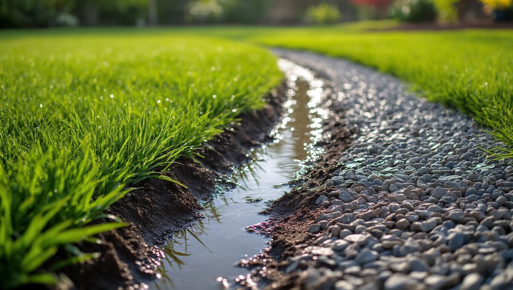 french drain stormwater management plan