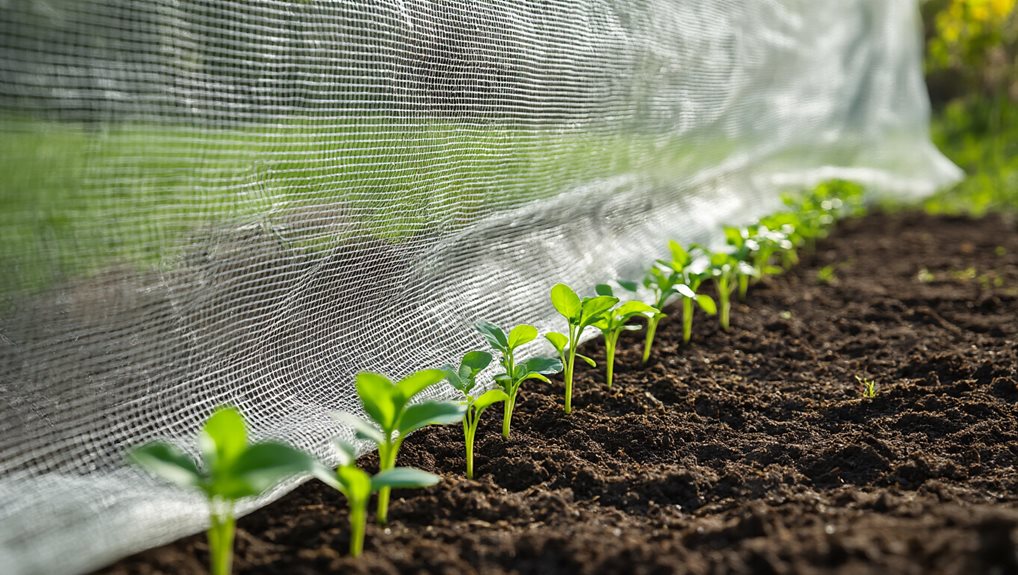 ground level bird proof barrier installation