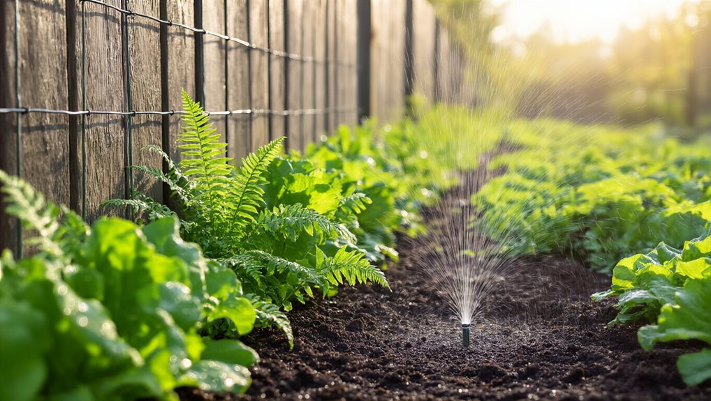 groundhogs determent noise barriers sprinklers