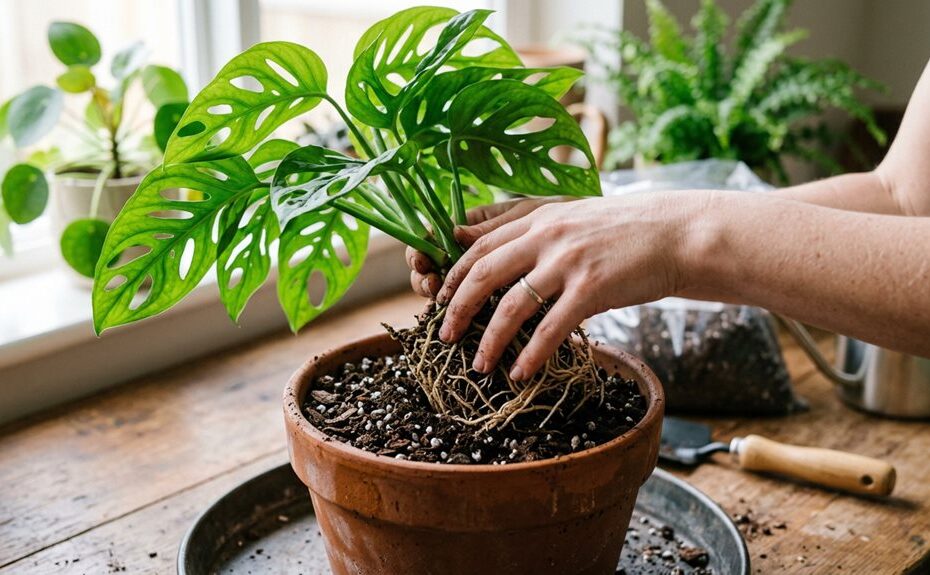 how to repot without killing