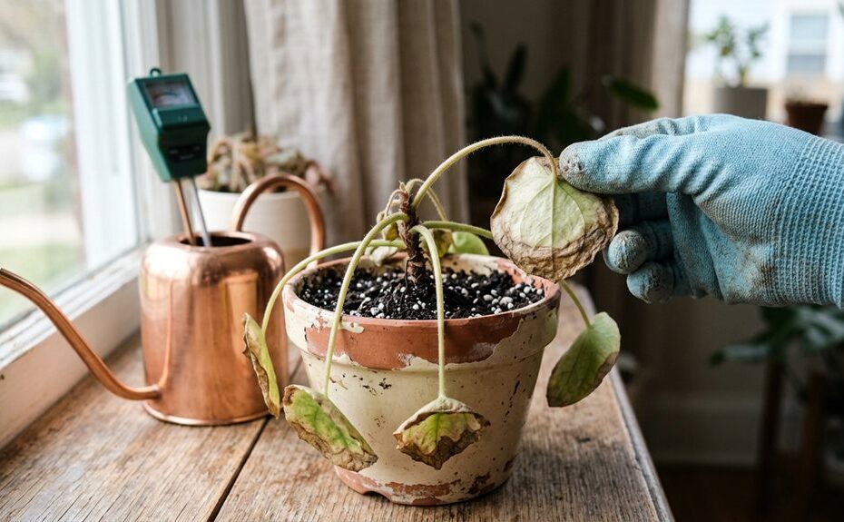 how to revive a dying houseplant