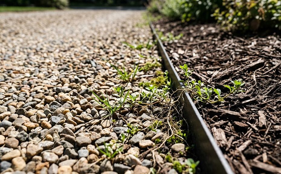 how to stop weeds in gravel