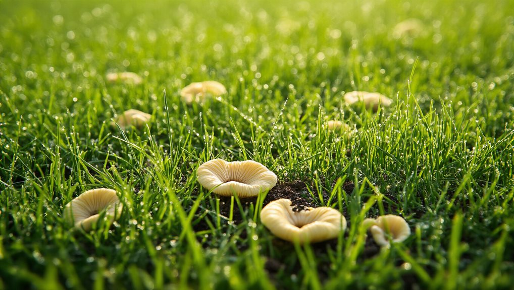 identifying lawn fungal damage patterns