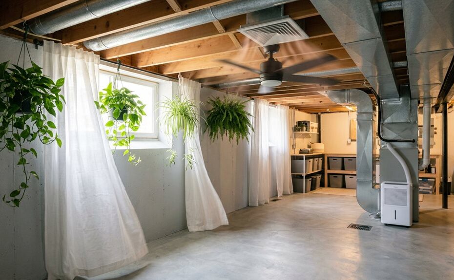 improving basement airflow techniques