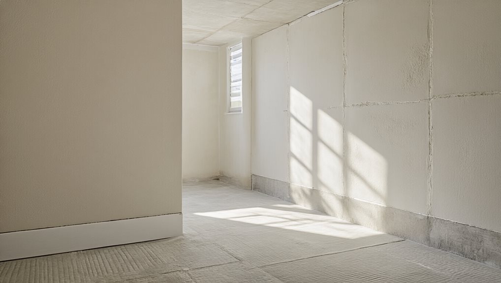 inorganic moisture resistant walls resilient flooring