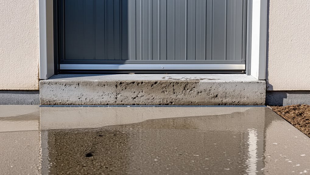 inspect cracks seals drainage dry