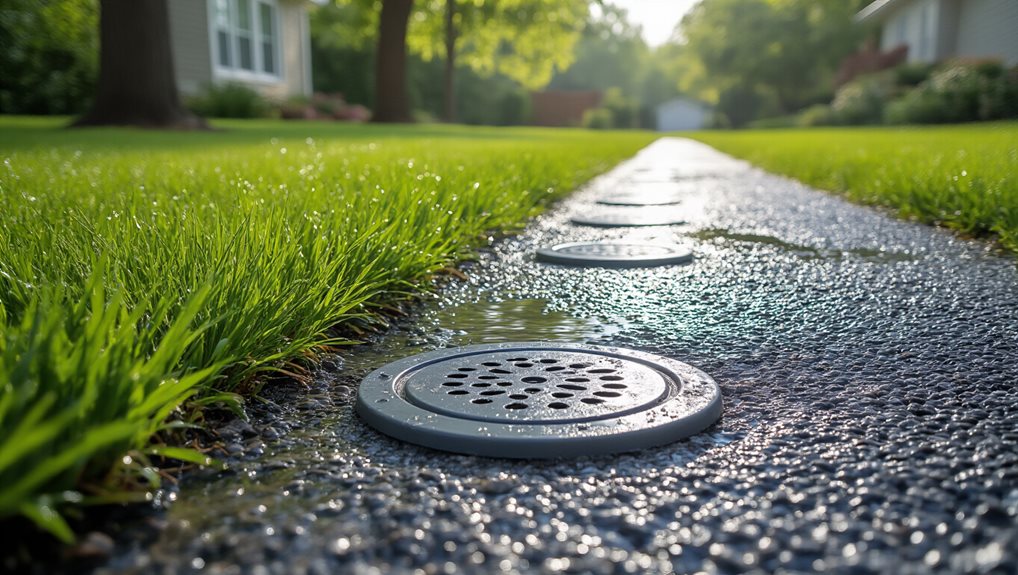 install catch basins for drainage