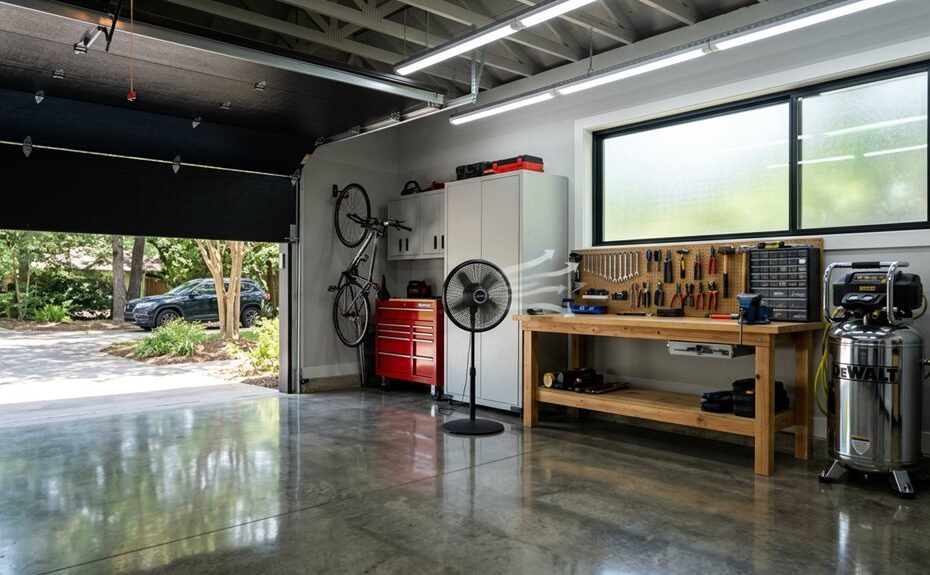 keep garage cool this summer