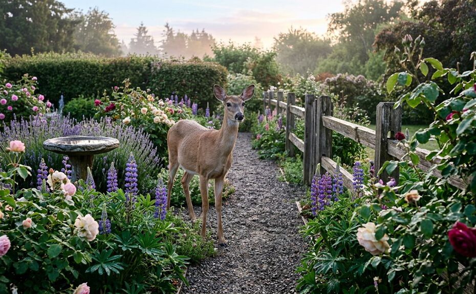 keeping deer away from flowers