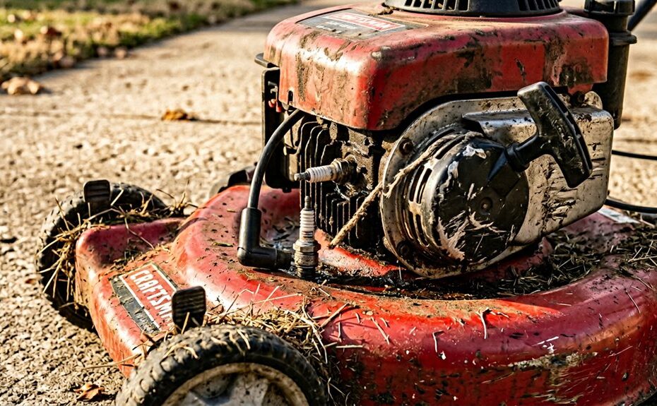 lawn mower hard to start