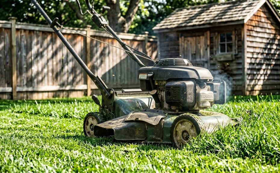 lawn mower stalls while mowing