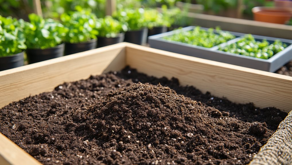 loosen soil add organic mix