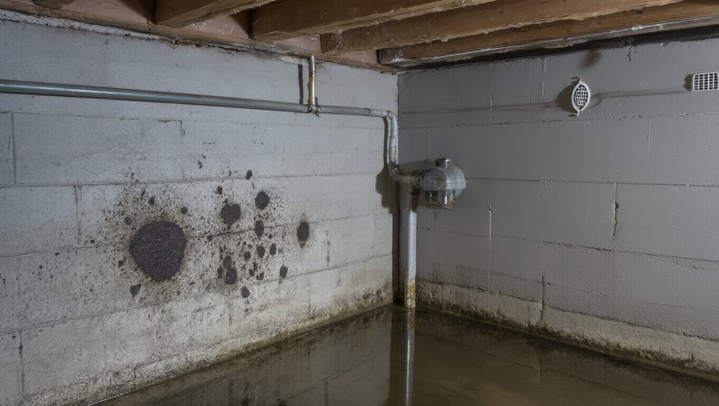 moisture control basement insulation and drainage