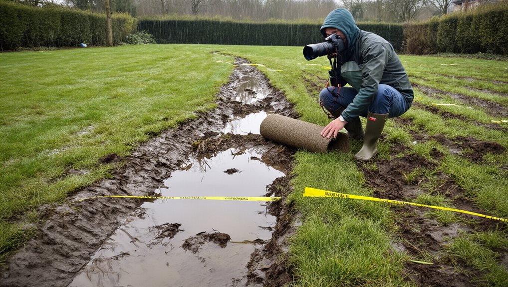 moisture drainage texture symptoms