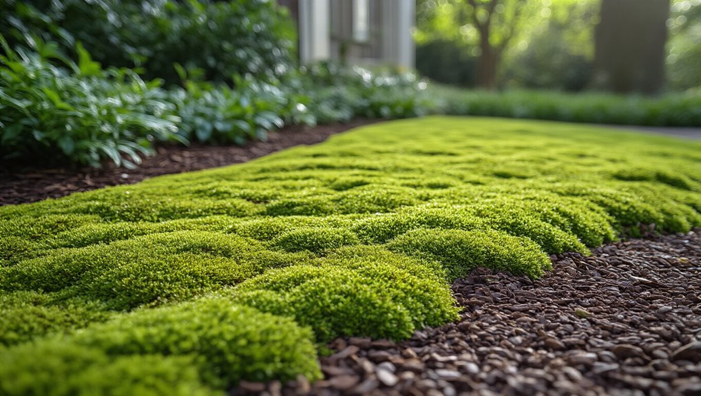 mow remove space plant