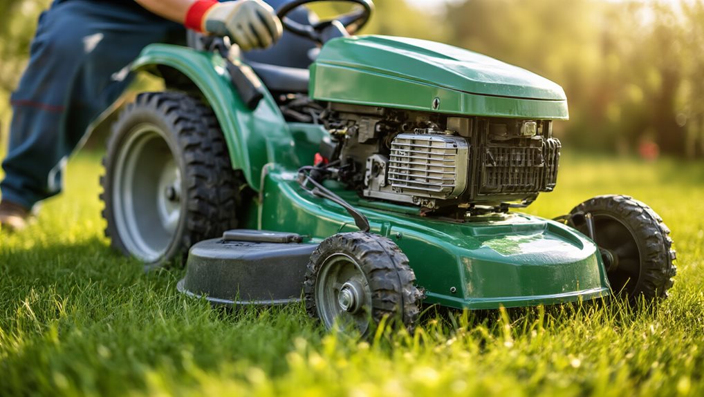 mower vibration components check tighten align