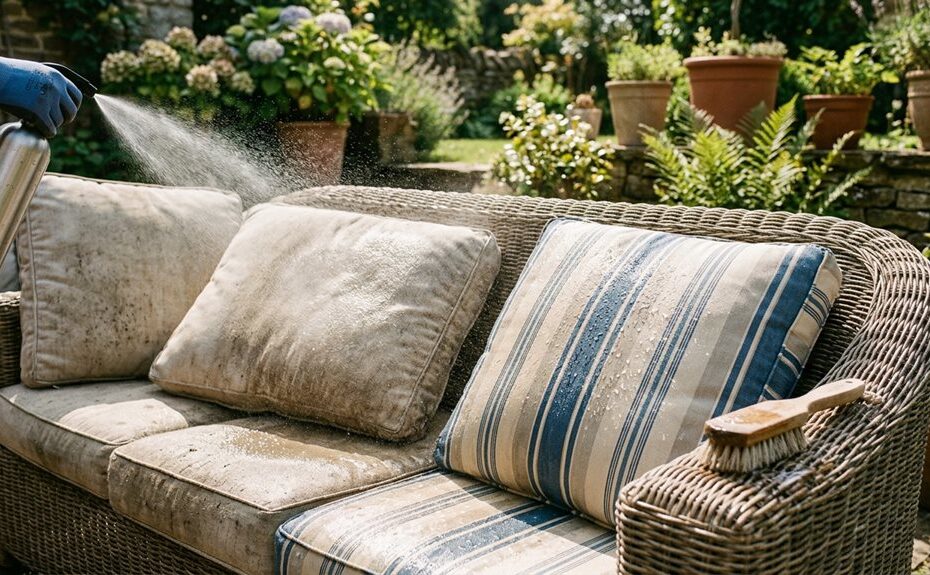 outdoor cushion cleaning method details