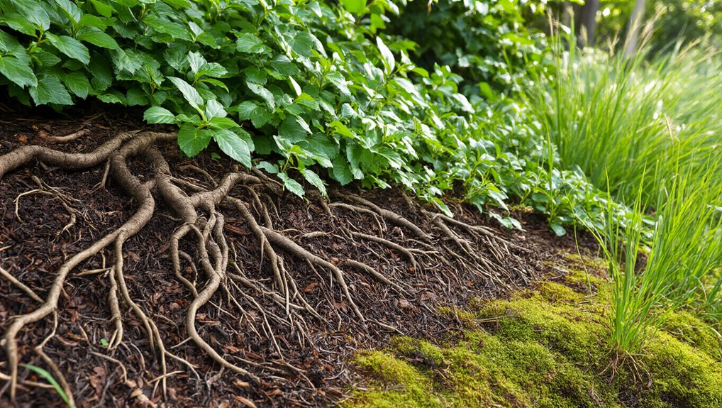 overlapping root reinforcement mats