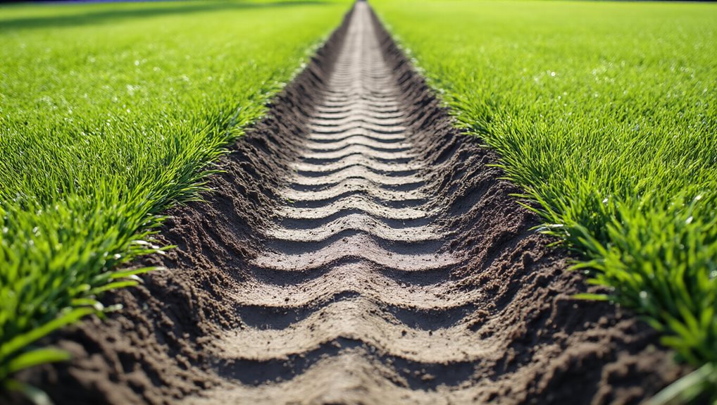 prepare soil clear debris mark zone