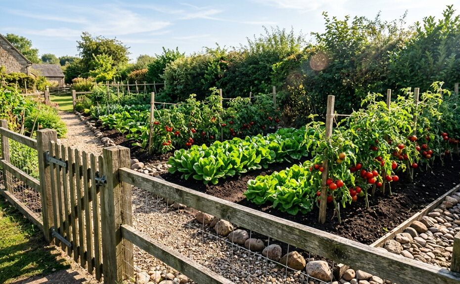rabbit proofing vegetable garden methods