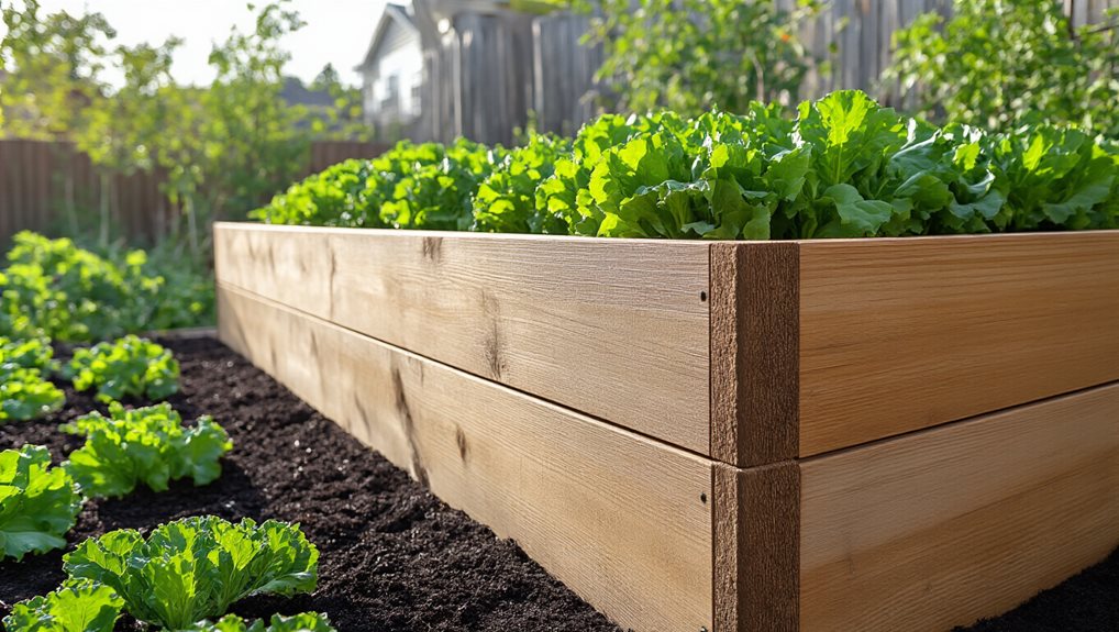 reinforce deep raised bed structure
