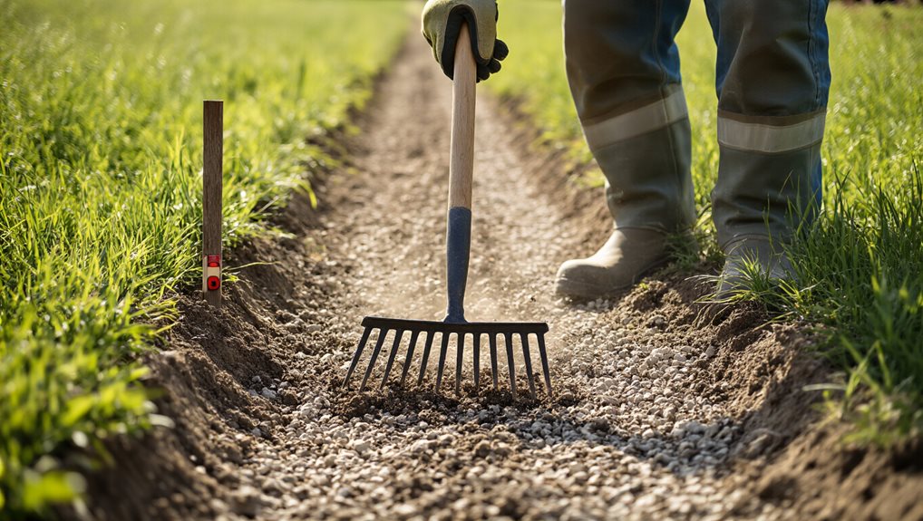 repair shallow ruts by sod patching